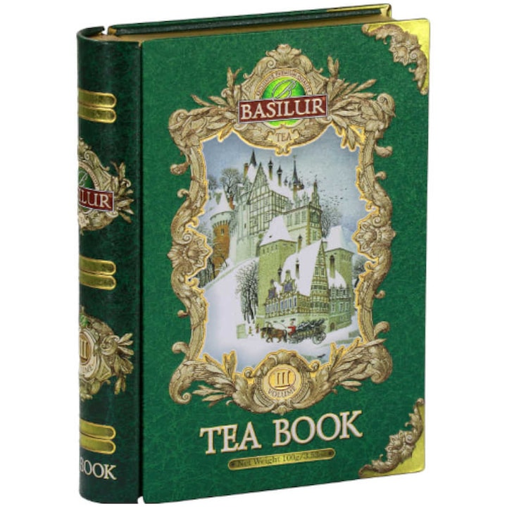 Zöld tea áfonya, eper és dinnye ízesítéssel Basilur Teabook vol 3, 100 g