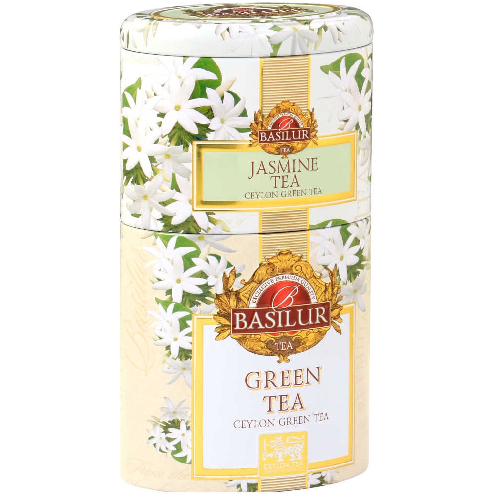 Зелен чай с жасмин Basilur Jasmine, 100гр - eMAG.bg