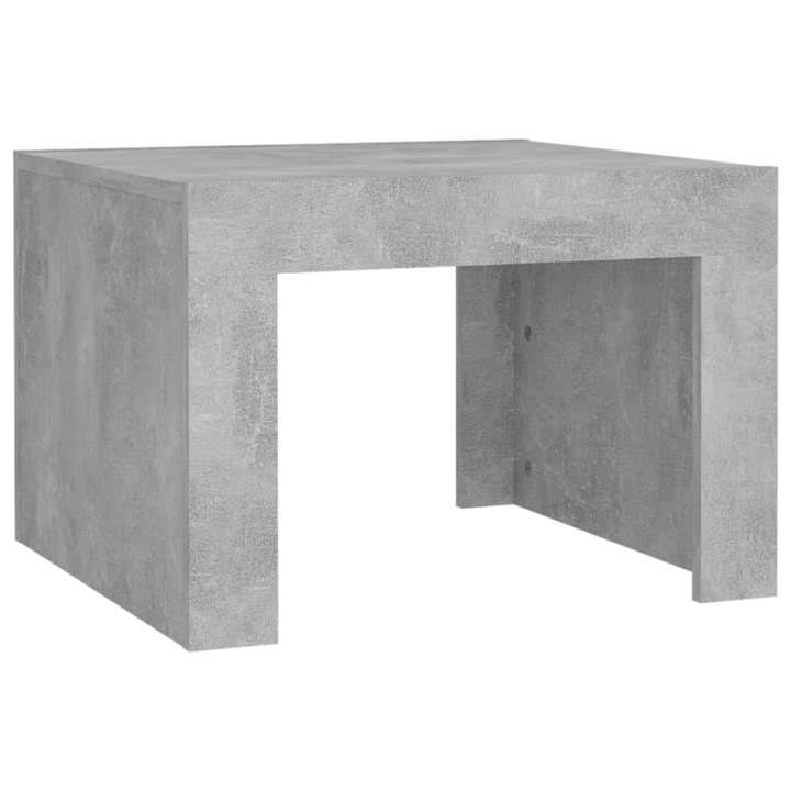 Masuta de cafea vidaXL, gri beton, 50x50x35 cm, PAL, 8.17 kg 808553