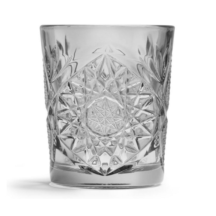 Set 6 pahare universale, Libbey Hobstar, 350 ml, gri