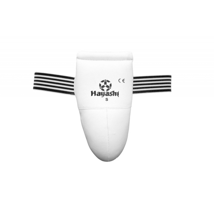 Scoica / protectie inghinala aprobata de WKF, Hayashi, Alb