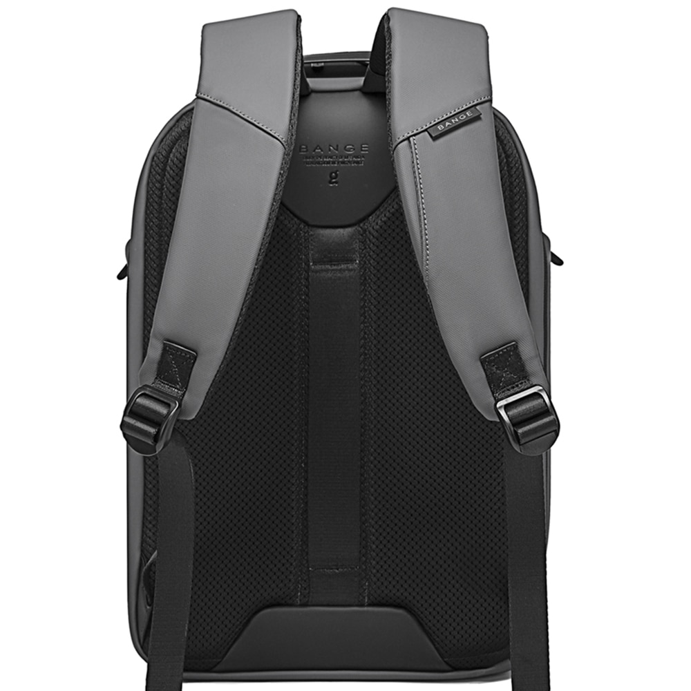 Rucsac laptop 15.6 inch, port USB, si USB-C, rezistent la apa, sistem fixare pe valiza, rucsac smart, potrivit pentru calatorii BG7277GY, Gri