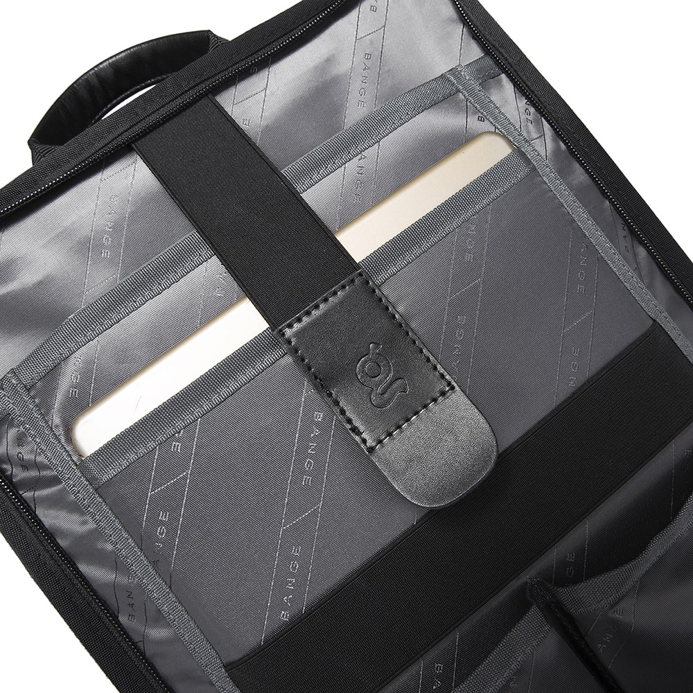 Rucsac laptop 14 inch, rezistent la apa, model minimalist, BANGE, BG7252BK, Negru