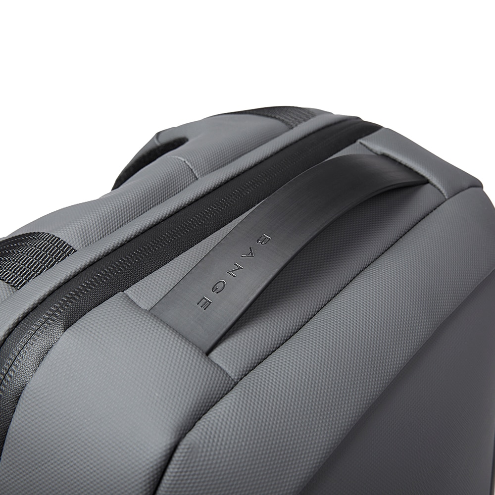 Rucsac laptop 15.6 inch, port USB, si USB-C, buzunar antifurt, lacat TSA, sistem fixare pe valiza, rezistent la stropi de apa, BANGE, BG22188GY, Gri