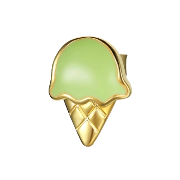 Galas Fülbevaló, 925 Ezüst, Summer Dessert Icecream