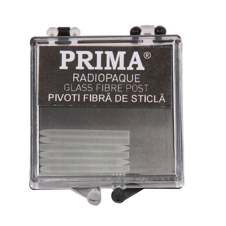 Set Pivoti Endodontici Prima, Fibra de Sticla, nr 2, marime 1.2 mm, 10 buc