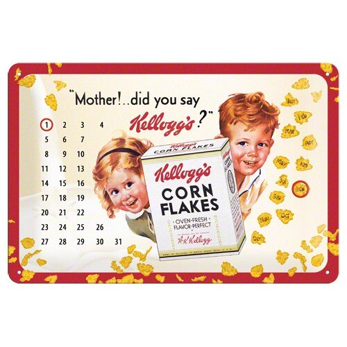 Calendar metalic - Kellogg's