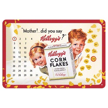 Calendar metalic - Kellogg's Calendar metalic - Kellogg's