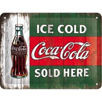 tablou metalic - coca cola - ice cold - 15x20 cm imagen 48_0_
0