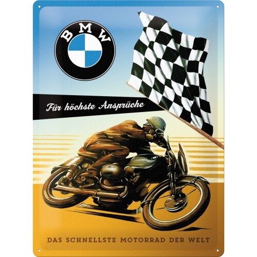 Placa decor metalica 30x40cm BMW Anspruche