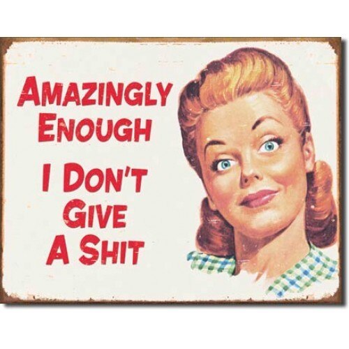 Tablou metalic - Amazingly Enough - 30x40 cm