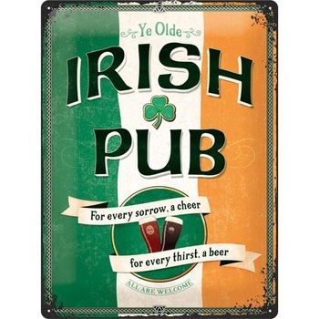 Tablou metalic - Irish Pub - 30x40 cm Tablou metalic - Irish Pub - 30x40 cm