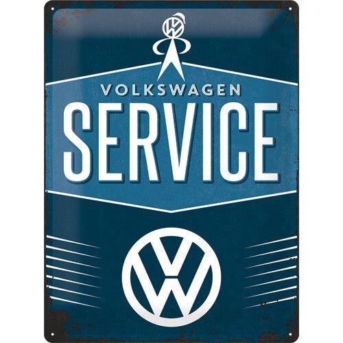 Tablou metalic - Volkswagen - Service - 30x40 cm