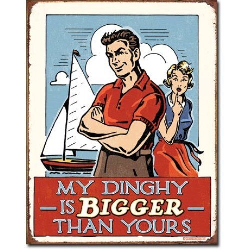 Tablou metalic - My Dinghy - 30x40 cm