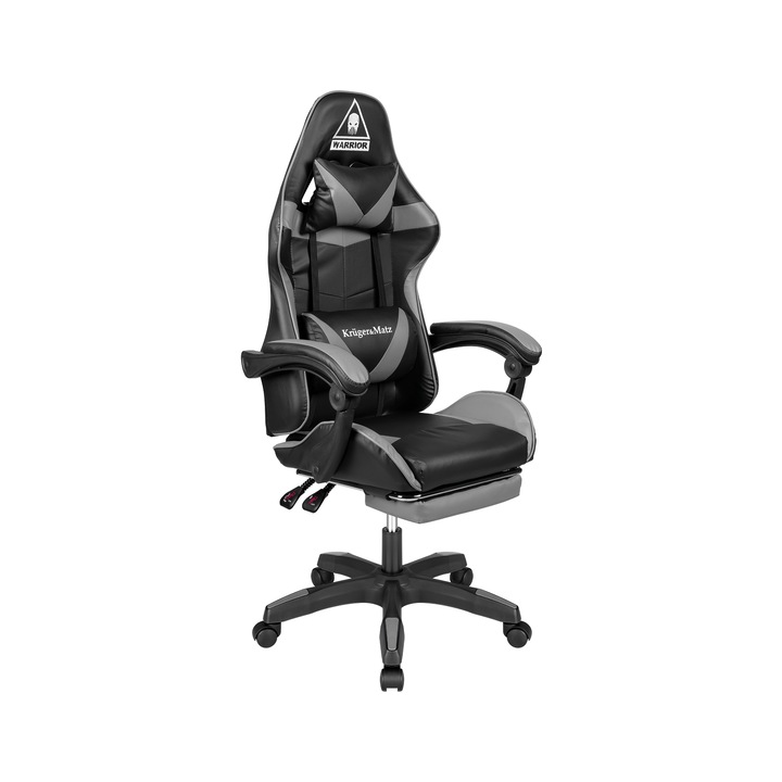 Kruger & Matz Warrior GX-150 Gamer szék, fekete/szürke