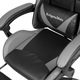 Геймърски стол Warrior GX-150 Kruger&Matz, Черен/Сив