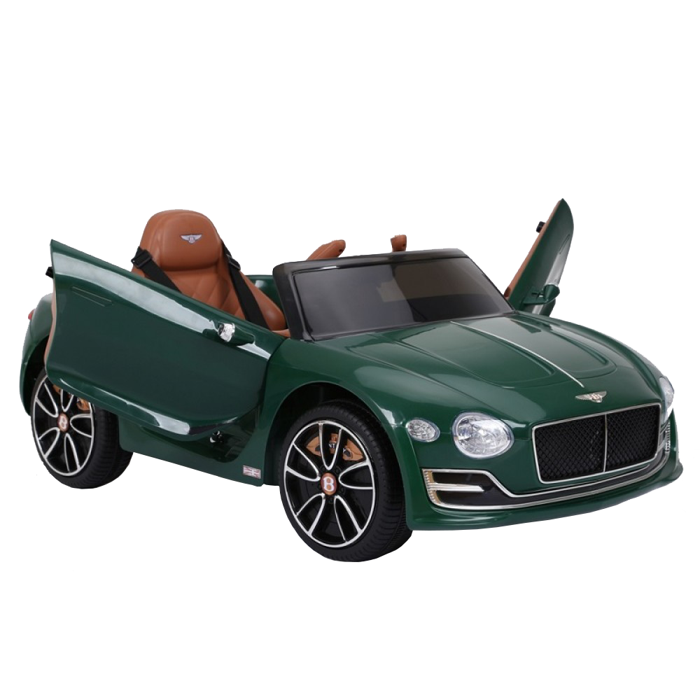 Masinuta electrica Bentley 12V Coco Toys, cu roti spuma EVA, Verde - eMAG.ro