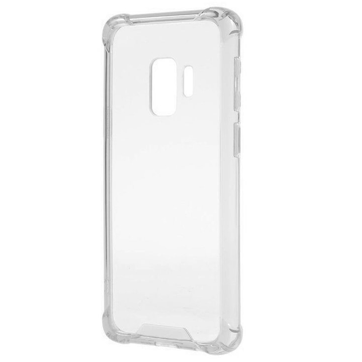 Husa silicon transparenta antisoc compatibila cu Samsung Galaxy S9 Plus