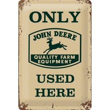 Tablou metalic - John Deere Exclusive - 20x30 cm Tablou metalic - John Deere Exclusive - 20x30 cm