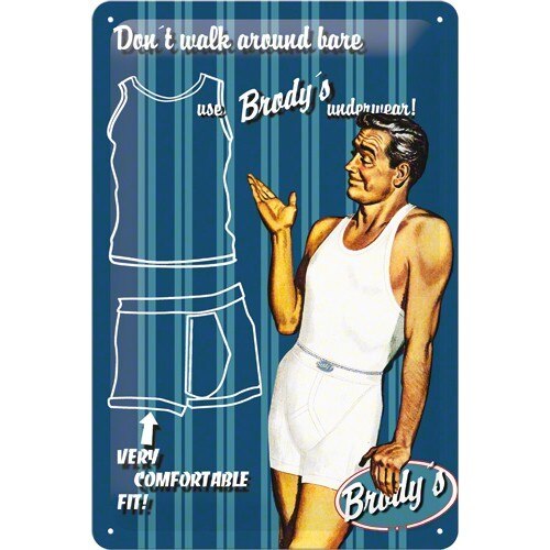 Tablou metalic - Brody's - 20x30 cm