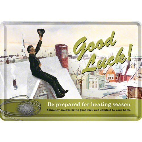 Tablou metalic - Good Luck - 10x14 cm