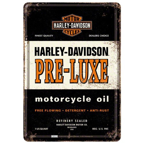 Tablou metalic - Harley Davidson Pre-Luxe - 10x14 cm
