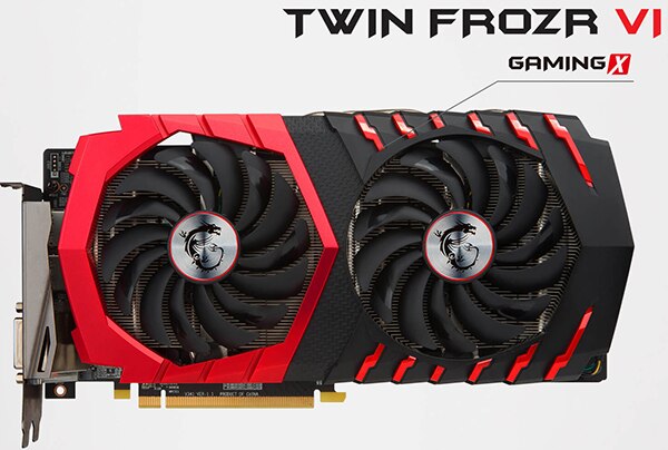 Placa video MSI Radeon™ RX 480 Gaming X 4G, 4GB GDDR5, 256-bit
