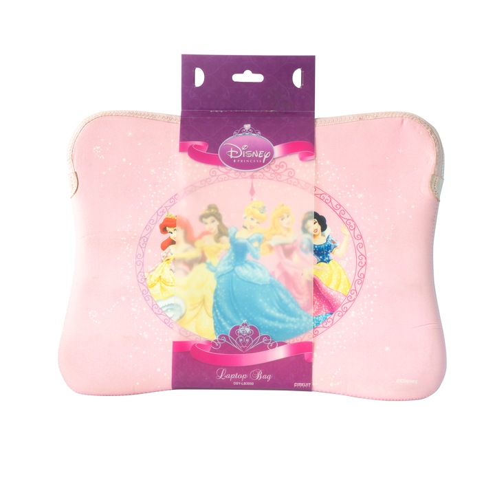 Husa pentru laptop, Disney Princess, 15.4"