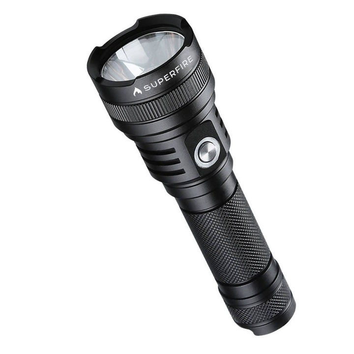 Алуминиев фенер Superfire C8-F, 230lm, 165m
