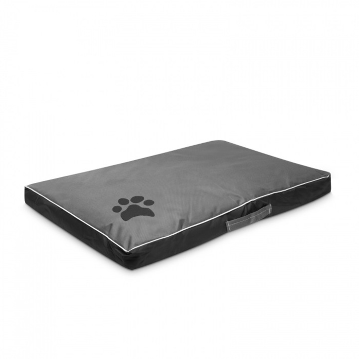 Pat tip saltea pentru caini - 105 x 45 x 6 cm - negru