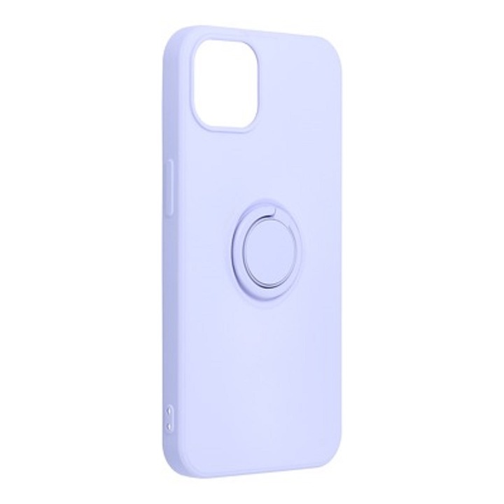 Калъф Forcell Silicone Ring Case, За Apple iPhone 13, Violet