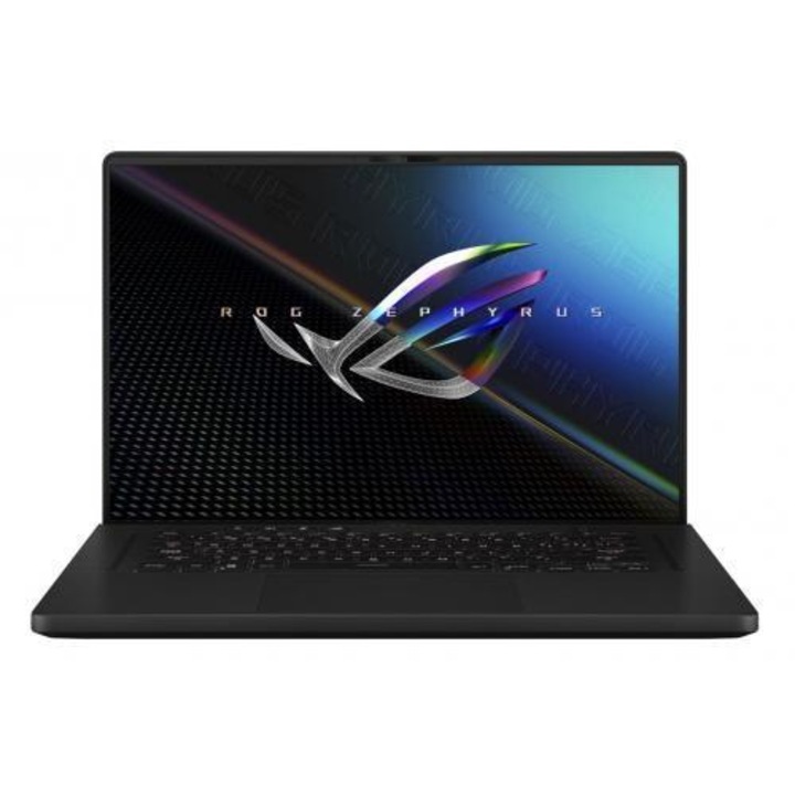 Asus ROG Zephyrus M16 GU603HE Gaming Laptop, Intel Core i7-11800H, 16, 16GB, SSD 512GB, GeForce RTX 3050 Ti 4GB, nincs operációs rendszer, fekete színű