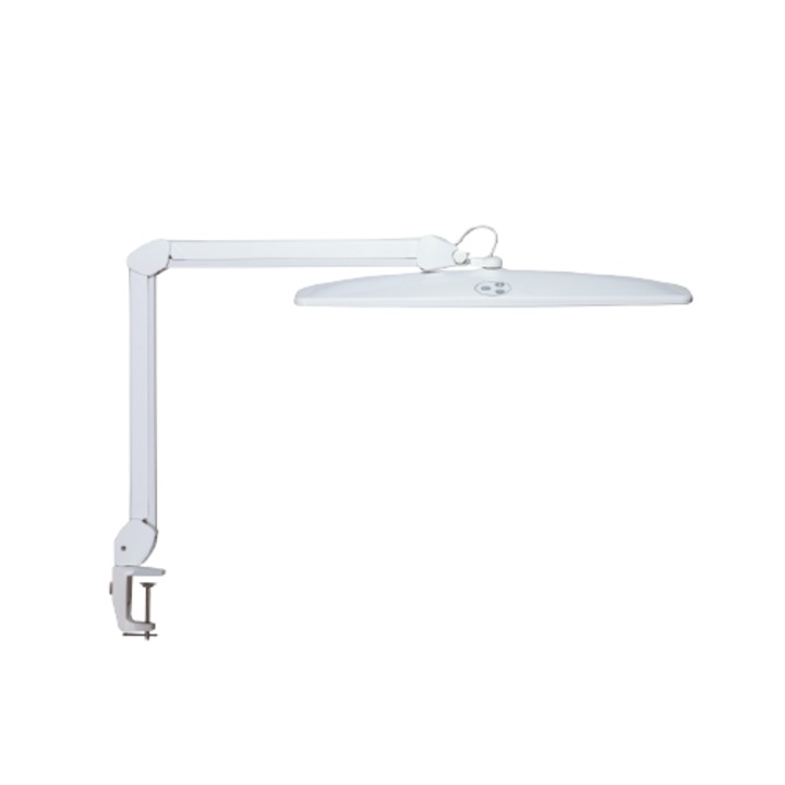 Lampa LED pentru birou MAULexplore, Alimentare la priza, Dimabila, 50 cm, Alb