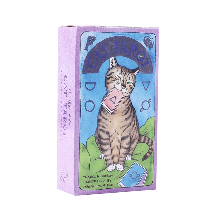 Set carti tarot, BOMSTOM, Model pisica, Multicolor