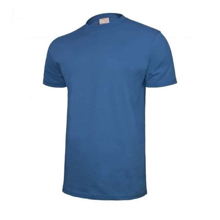 Тениска с къс ръкав, памук, син, T145, размер XXL