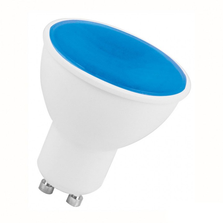 Led лампа Lightex, 6W, 220V, GU10, Син