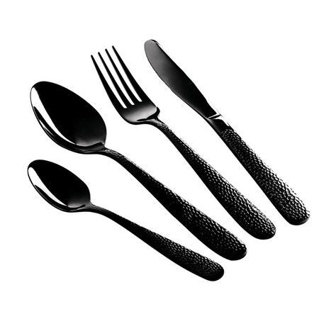 Set 24 tacamuri, Berlinger Haus, Inox, Negru