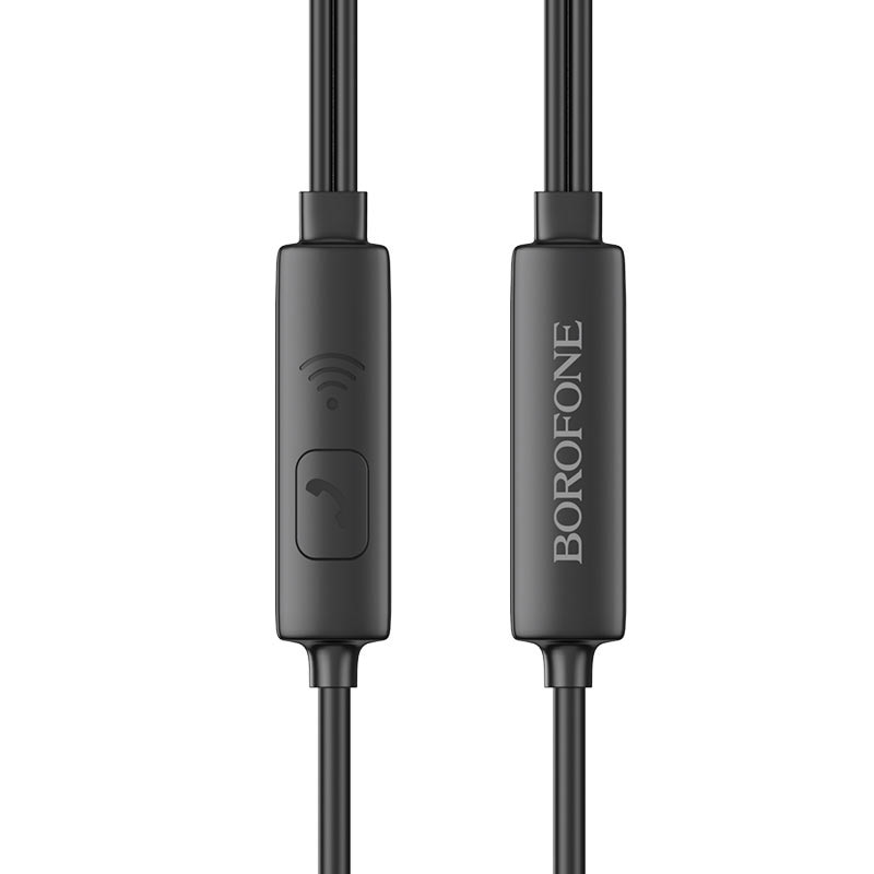 Casti In-Ear Borofone BM54 Maya, Cu microfon, 3.5 mm, 1.2m, Negru