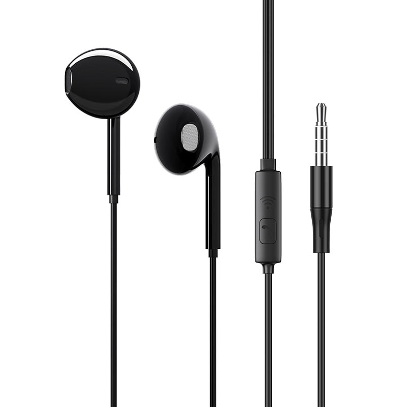 Casti In-Ear Borofone BM54 Maya, Cu microfon, 3.5 mm, 1.2m, Negru