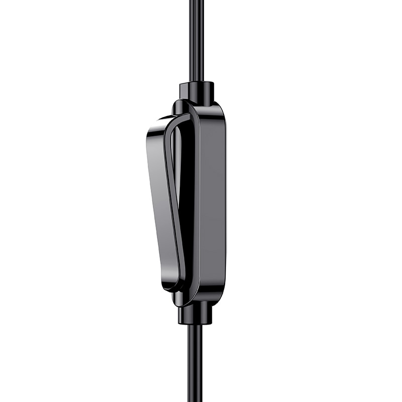 Casti In-Ear Borofone BM59 Collar, Cu microfon, 3.5 mm, 1.2m, Negru