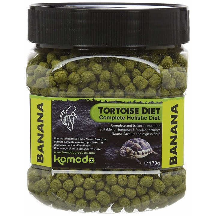 Hrana nutritiva pentru broaste testoase, Komodo Banana Tortoise Diet, 170g
