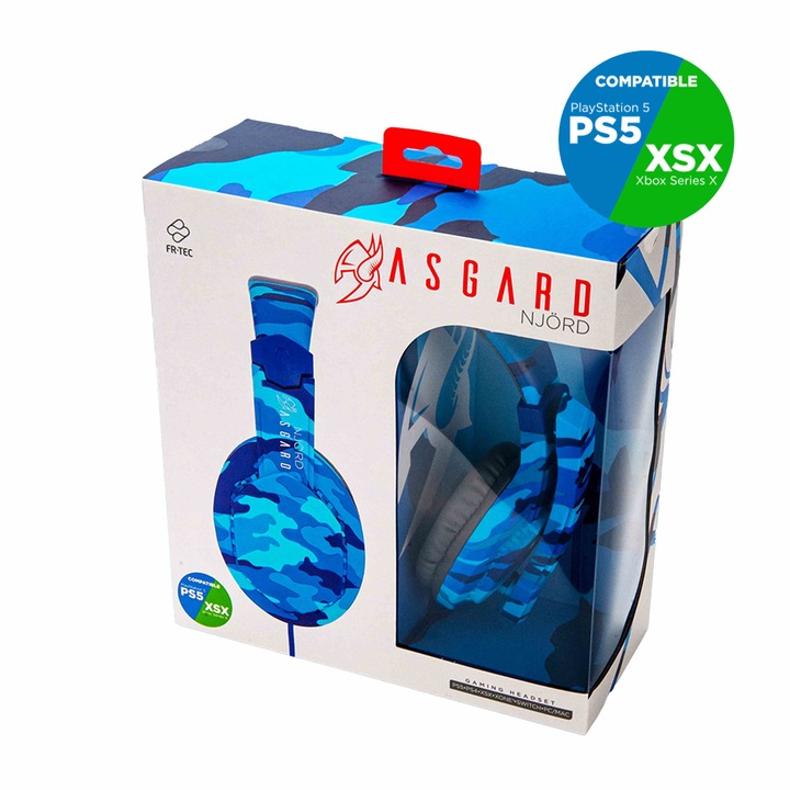 Casti Gaming Multiplateform Asgard Njord FR TEC - Camuflaj