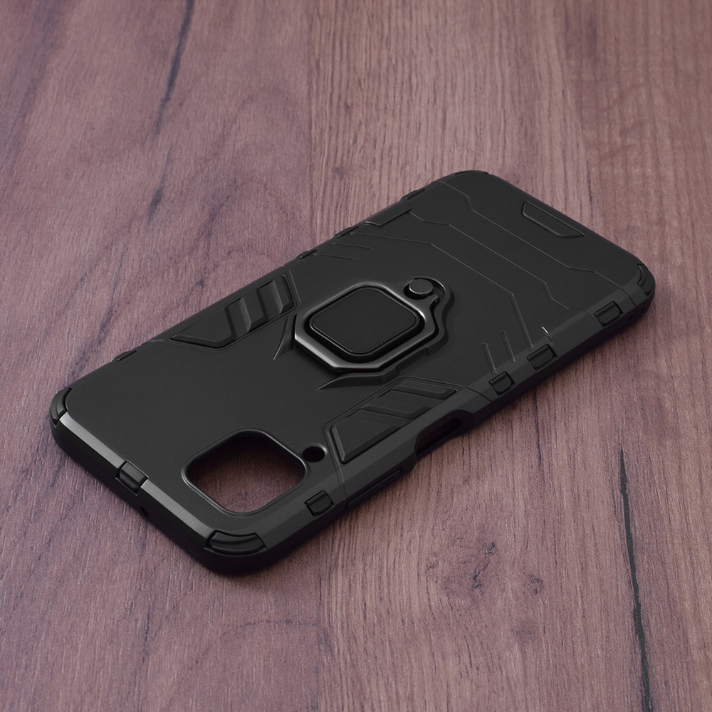Husa protectie compatibila Huawei P40 Lite, Silicone Shield, Negru