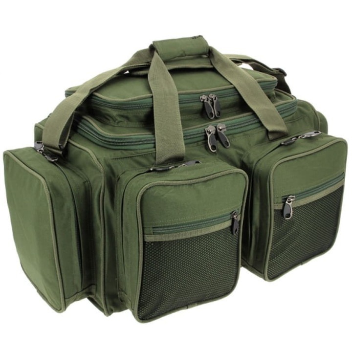 Geanta pescuit Carp NGT XPR, Poliester, 61x29x31 cm, Verde