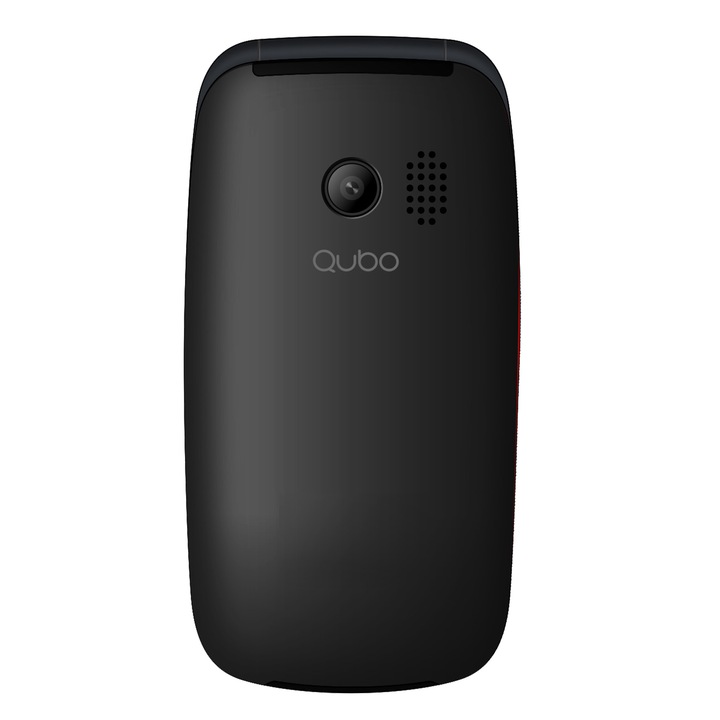 QUBO Mobiltelefon NEO, Dual SIM, Kártyafüggetlen, 2.4 inch, Dual SIM, 2G, Fekete