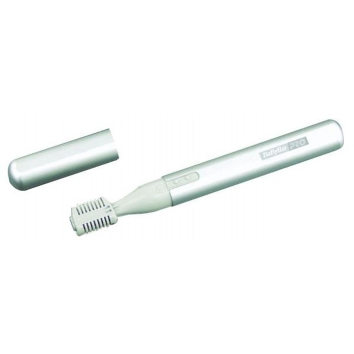 Mini trimmer finisare BaByliss Pro FX757E, Baterie, Pieptene de 2 marimi, Alb
