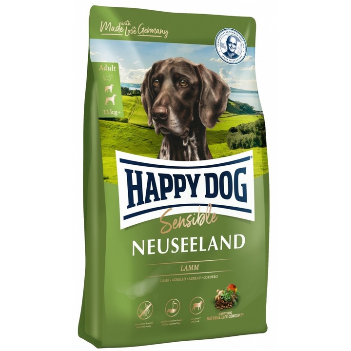 Hrana uscata pentru caini Happy Dog Supreme Noua Zeelanda 12.5 kg
