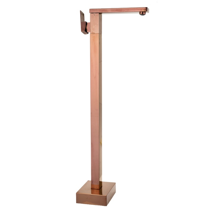 Baterie lavoar freestanding TRENDY'S desing rectangular rose -gold
