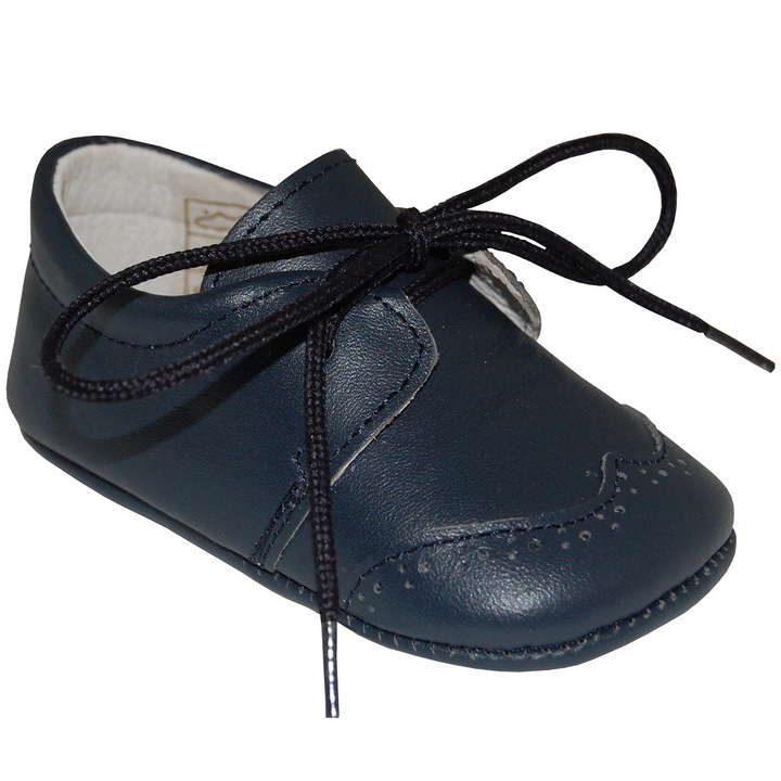 Pantofi bebe A935 din piele, Panyno, Bleumarin, 16