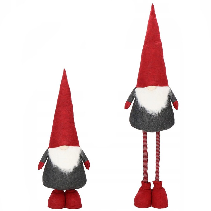 Karácsonyi figura, Spiridus, teleszkópos lábak, kihúzható magasság 60-90cm